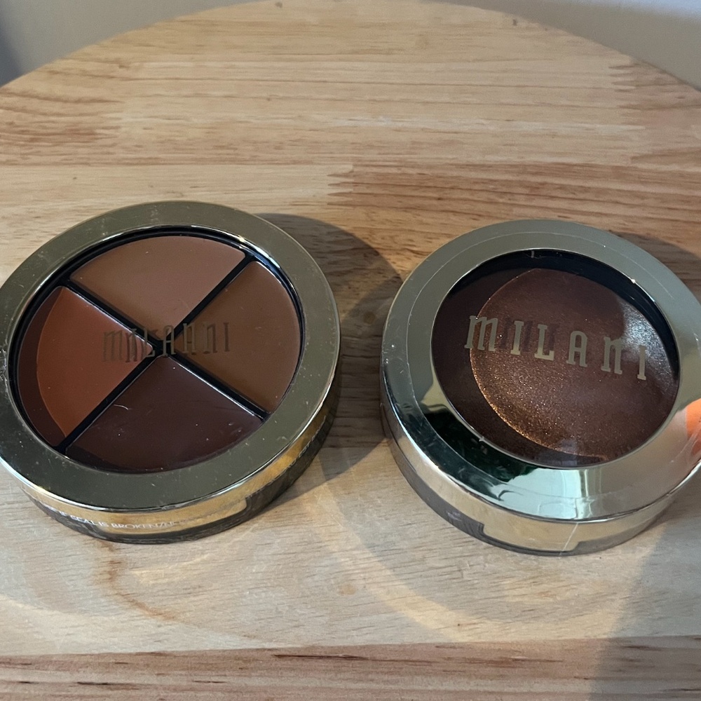 Lot of two Milani concealer and bronzer highlighter new and sealed